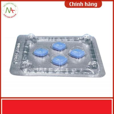 Viên uống tăng cường sinh lý nam Eugra 50 sildefil 100mg hộp 1 vỉ x 4 viên chính hãng