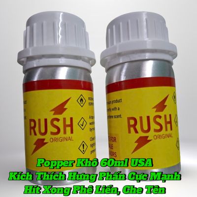Popper Khô 60ml USA, Kích Thích Cực Mạnh, Tác Dụng Hít Xong Phê Liền, Che Tên