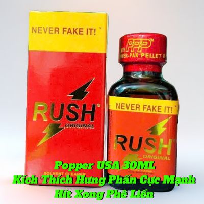 Chai Hít Popper 30ml USA, Giúp Tăng Khoái Cảm Cực Mạnh, Hít Xong Phê Liền 