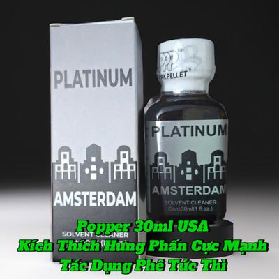 Popper 30ml USA, Hàng Chính Hãng, Kích Thích Hưng Phấn Cực Mạnh, Tác Dụng Phê Lâu 