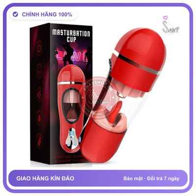 (Che Tên) Dụng Cụ Nam-Miệng Giả Liếm Như Thật Tỏa Nhiệt Sưởi Âm Cậu Nhỏ - Hàng Mới Về