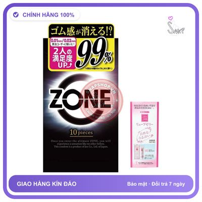 (Che Tên) Bcs 001 Siêu Mỏng Cao Cấp Jex Zone Kèm Gel Gói Nhật Bản Cao Cấp Bảo Đảm