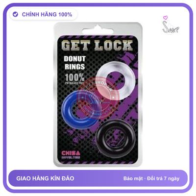 (Che Tên) Vòng đeo cho cậu nhỏ Get Lock - Bộ 3 chiếc Hỗ Trợ 24/7