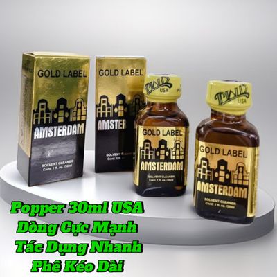Popper mỹ 30ml, chính hãng cực mạnh, tác dụng nhanh, hít xong phê liền