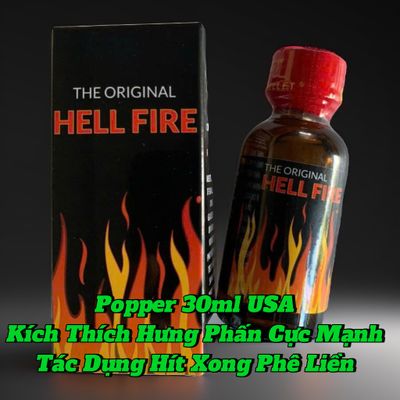 Chai Hít Popper 30ml USA, Hít Xong Phê Liền, Dòng Cực Mạnh Phê Lâu Cho Ng Lờn 