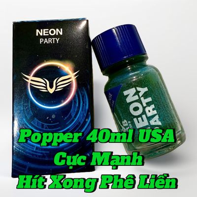 Popper 40ml USA, Mẫu Mới, Tăng Hưng Phấn Gấp Đôi, Hít Xong Phê Liền 