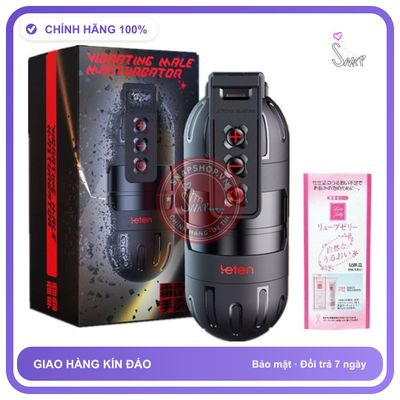 (Che Tên) Cốc rung cực mạnh có kết nối app Leten Grenade kèm gel Jex Hộp Trắng Kín