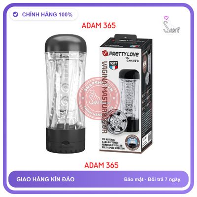 (Che Tên) Cốc Trong Suốt Có RungPretty Love (65mm x 190mm.) Hỗ Trợ 24/7