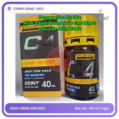 (Che Tên) Popper 40ml USA, Dòng Chính Hãng Cực Mạnh, Hít Xong Phê Liền Bảo Mật Tuyệt Đối