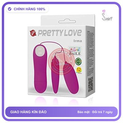 (Che Tên) Trứng Rung 2 Đầu Giá Rẻ Pretty Love Irma Cao Cấp Bảo Đảm