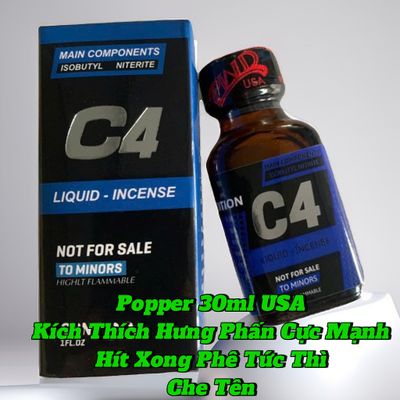 Popper 30ml USA, Dòng Cao Cấp Cực Mạnh, Phê Lâu Cho Ng Lờn, Hít Xong Phê Tức Thì