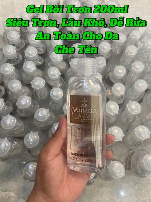 Gel bôi trơn trong suốt 200ml, Độ trơn cao,lâu khô, an toàn lành tính, dễ rửa