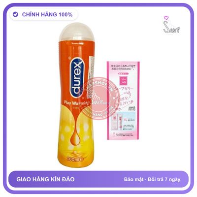(Che Tên) Chất Bôi Trơn Durex Play Warming Kèm Gel Gói Jex - Snapshop