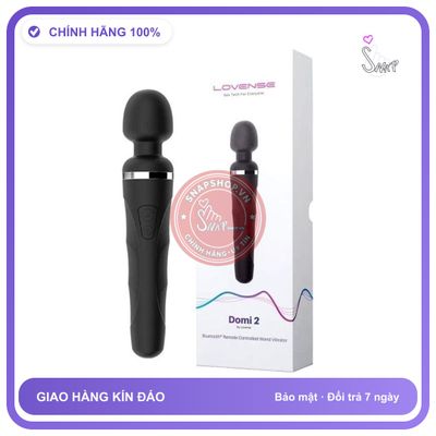 (Che Tên) Chày rung điều khiển từ xa kết nối App Lovense Domi 2 Chuẩn Auth