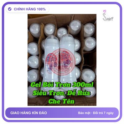 (Che Tên) Gel bôi trơn tinh trùng 300ml, che tên Hỗ Trợ 24/7