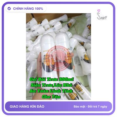(Che Tên) Gel bôi trơn tinh trùng nhật bản 300ml, siêu trơn lâu khô, an toàn lành tính - Hàng Mới Về
