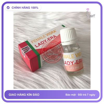 (Che Tên) Uống Hỗ Trợ Tăng Cường Sinh Lý Nữ Lady Era chính hãng có tem chống hàng giả – Kích Thích Nữ – Dạng Nước 10ml - Snapshop