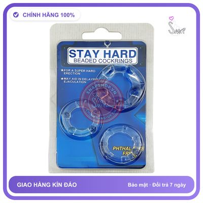 (Che Tên) Bộ 3 vòng đeo Stay Hard hỗ trợ kéo dài thời gian cho nam 292036 - Snapshop