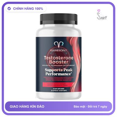 (Che Tên) Viên Uống Tăng Cường Testoserone Booster Promescent Cho Nam Hộp Trắng Kín