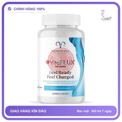 (Che Tên) Viên uống tăng cường sinh lý nữ cao cấp Promescent VitaFLUX Cao Cấp Bảo Đảm