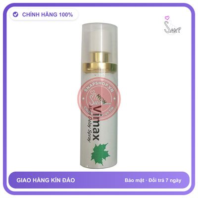 (Che Tên) Xịt tăng cường sinh lý, Chai xịt Vimax kéo dài thời gian quan hệ của Canada - 10ml Hộp Trắng Kín
