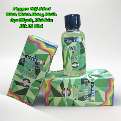 Popper Mỹ 30ml, Cực Mạnh, Phê Lâu, Tác Dụng Nhanh, Hít Xong Phê Liền 
