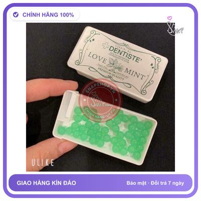(Che Tên) Kẹo Tình Yêu Phòng The Mint Love Chính hãng Ngậm Để BJ Cực Sướng Hộp Trắng Kín