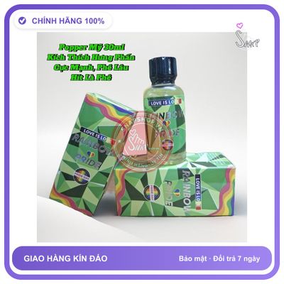 (Che Tên) Popper Mỹ 30ml, Cực Mạnh, Phê Lâu, Tác Dụng Nhanh, Hít Xong Phê Liền Cao Cấp Bảo Đảm