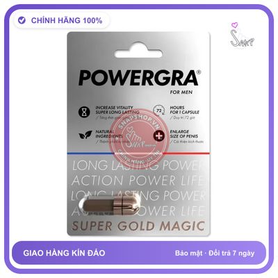 (Che Tên) Viên Uống Powergra cho nam - Hàng Mới Về