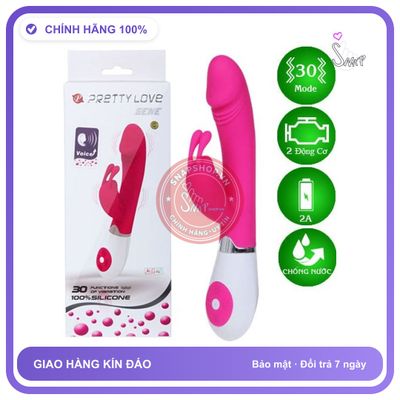 (Che Tên) Dương vật giả rung massage Pretty Love Gene chống thấm nước Bảo Mật Tuyệt Đối