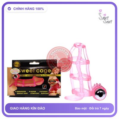 (Che Tên) (Snapshop) Bao cao su đôn dên rung Baile Sweet Case Chính Hãng Giao Nhanh Toàn Quốc