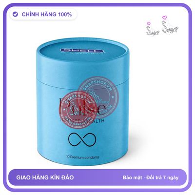 (Che Tên) (Snapshop) Bao cao su Shell Pulse Infinite Stealth - Hương nước hoa cao cấp, siêu mỏng, kéo dài - Hộp 10 cái Chính Hãng Bảo Mật Tuyệt Đối