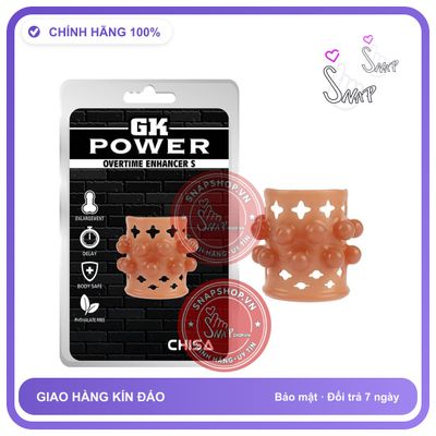 (Che Tên) (Snapshop) Bao cao su đôn dên khúc Chisa Overtime Enhancer S Chính Hãng Bảo Mật Tuyệt Đối