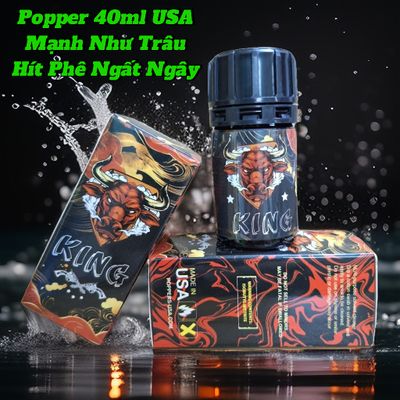 Chai Hít Siêu Phê, Popper 40ml USA,Dòng Cao Cấp Cực Mạnh, Phê Ngất Ngây 
