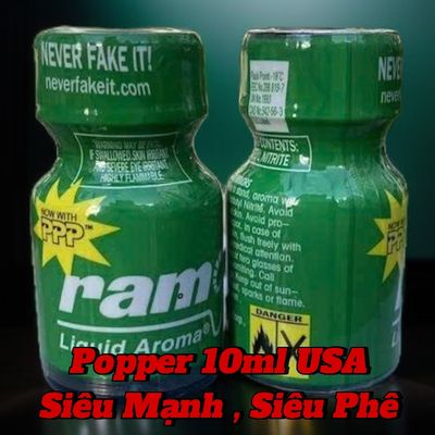 Chai Hít Tăng Khoái Cảm Siêu Phê Popper 10ml USA, Cực Mạnh Tác Dụng Tức Thì
