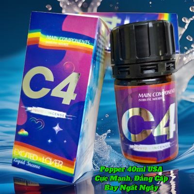 Popper 40ml USA,Chính Hãng, Kích Thích Hưng Phấn Cực Mạnh, Tác Dụng Phê Tức Thì