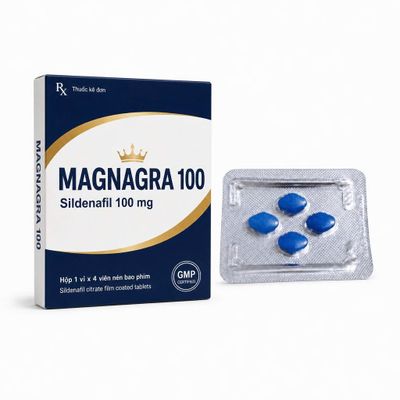 Viên uống hỗ trợ tăng cường sinh lý nam MagNagra100 4 Viên Chính Hãng
