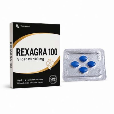 Viên uống hỗ trợ tăng cường sinh lý nam Rexagra 100 4 Viên Chính Hãng