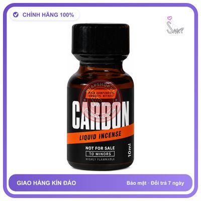 Chai hít tăng khoái cảm kích thích Popper CARBON 10ml Chính hãng