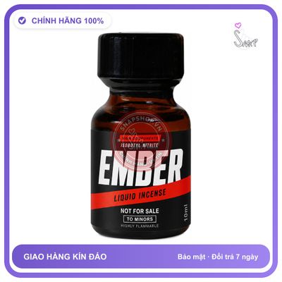 Chai hít tăng khoái cảm kích thích Popper EMBER 10ml Chính hãng