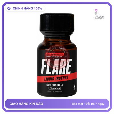 Chai hít tăng khoái cảm kích thích Popper FLARE 10ml Chính hãng