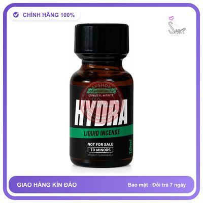 Chai hít tăng khoái cảm kích thích Popper HYDRA 10ml Chính hãng