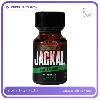 Chai hít tăng khoái cảm kích thích Popper JACKAL 10ml Chính hãng