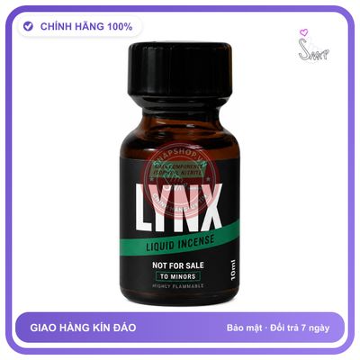 Chai hít tăng khoái cảm kích thích Popper LYNX 10ml Chính hãng