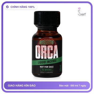 Chai hít tăng khoái cảm kích thích Popper ORCA 10ml Chính hãng