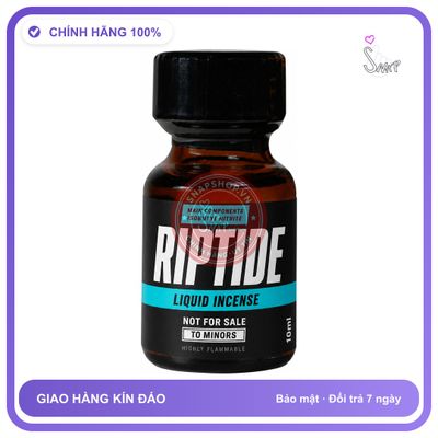 Chai hít tăng khoái cảm kích thích Popper RIPTIDE 10ml Chính hãng