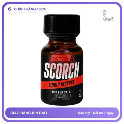 Chai hít tăng khoái cảm kích thích Popper SCORCH 10ml Chính hãng
