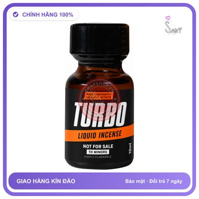 Chai hít tăng khoái cảm kích thích Popper TURBO 10ml Chính hãng