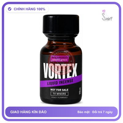 Chai hít tăng khoái cảm kích thích Popper VORTEX 10ml Chính hãng