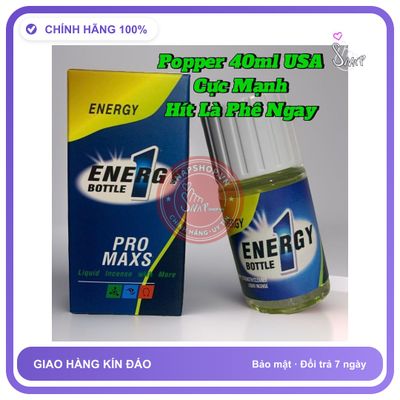 (Che Tên) Chai Hít Popper 40ml USA, Kích Thích Hưng Phấn Cực Mạnh,Cho Nam Nữ, Hít Là Phê Ngay - Snapshop
